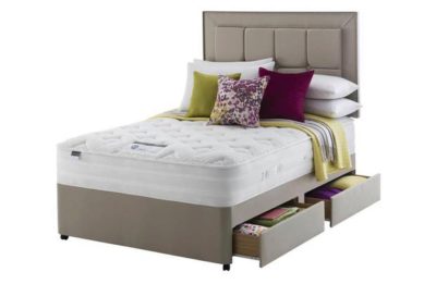 Silentnight Elkin 2000 PKT Memory Foam Kingsize 4 Drw Divan